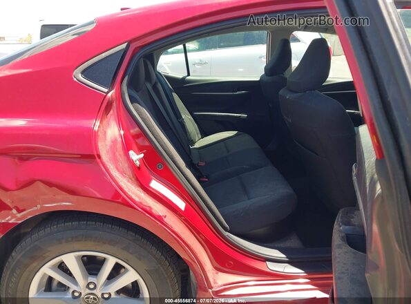 4T1DAACK9SU051330 2025 TOYOTA CAMRY Red Widok naklejki z numerem VIN