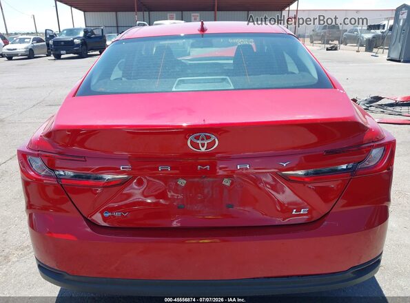 4T1DAACK9SU051330 2025 TOYOTA CAMRY Red 