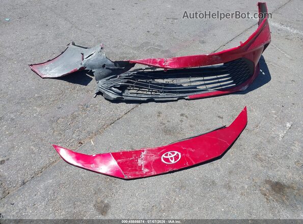 4T1DAACK9SU051330 2025 TOYOTA CAMRY Red Widok zestawu wskaźników