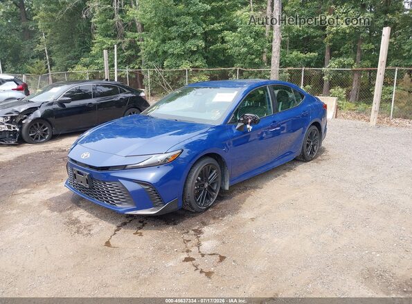 4T1DAACK9SU103314 2025 TOYOTA CAMRY Blue Vista tres cuartos delantera izquierda
