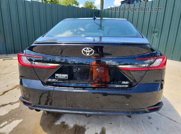 4T1DAACK9SU111770 2025 TOYOTA CAMRY Black უკანა ხედი