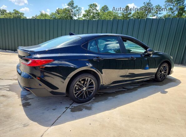 4T1DAACK9SU111770 2025 TOYOTA CAMRY Black უკანა მარჯვენა