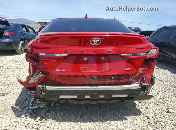 4T1DAACK9SU137981 2025 TOYOTA CAMRY Красный Вид сзади
