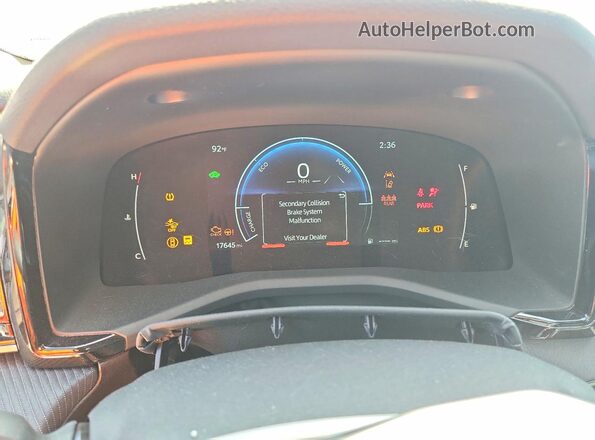 4T1DAACK9SU137981 2025 TOYOTA CAMRY Красный Вид щитка приборов