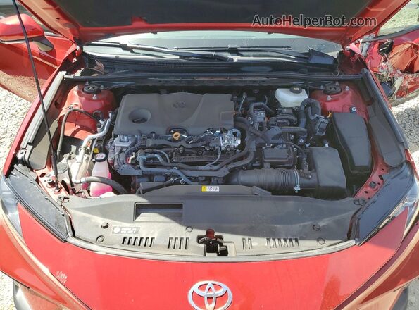 4T1DAACK9SU137981 2025 TOYOTA CAMRY Красный Вид задней части салона