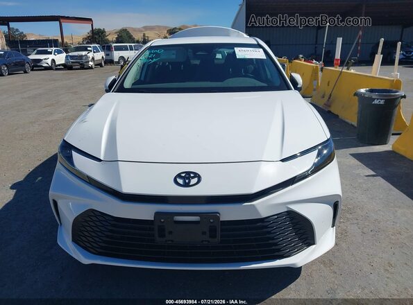 4T1DAACK9SU178403 2025 TOYOTA CAMRY White Vista interior trasera