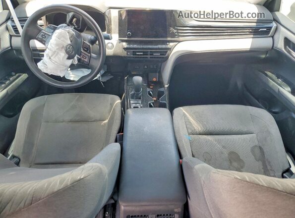 4T1DAACK9SU550192 2025 TOYOTA CAMRY Black Առջևի վահանակի տեսք