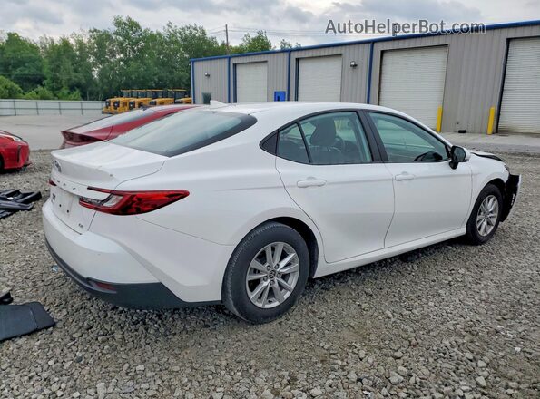 4T1DAACK9SU586593 2025 TOYOTA CAMRY White უკანა მარჯვენა