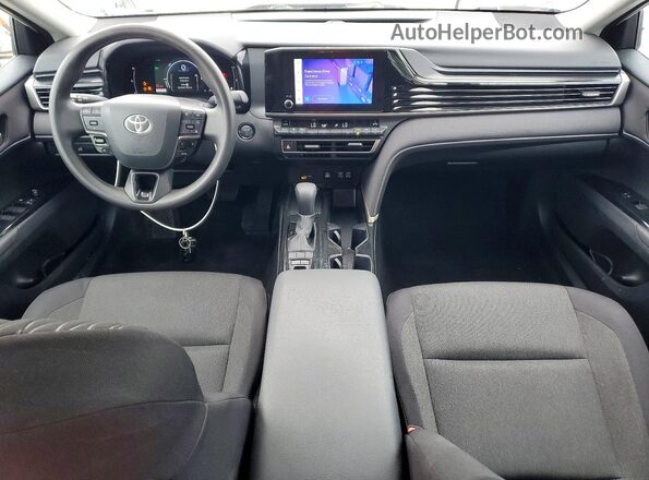 4T1DAACK9SU586593 2025 TOYOTA CAMRY White წინა პანელის ხედი