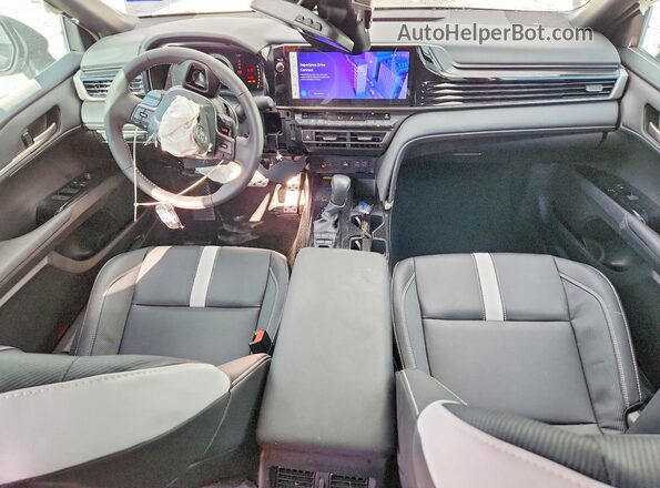 4T1DAACK9SU592605 2025 TOYOTA CAMRY Black Dashboard view
