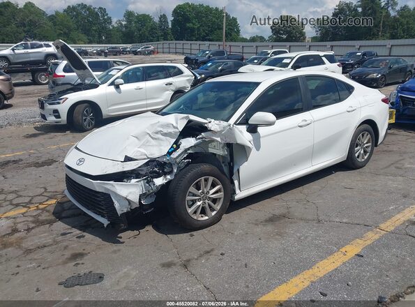 4T1DAACK9SU648459 2025 TOYOTA CAMRY White Przód lewy