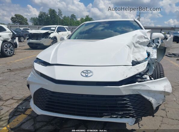 4T1DAACK9SU648459 2025 TOYOTA CAMRY White Widok zestawu wskaźników