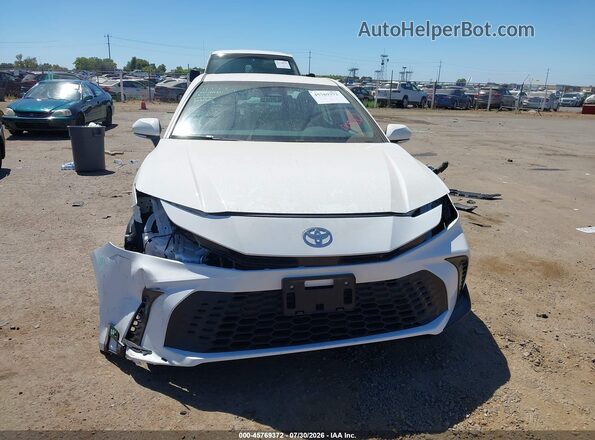 4T1DAACK9TU228766 2026 TOYOTA CAMRY White Դիմացի տեսք