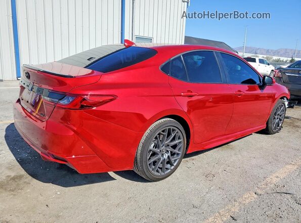 4T1DAACK9TU229383 2026 TOYOTA CAMRY Red Задня права чверть