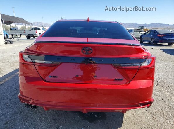 4T1DAACK9TU229383 2026 TOYOTA CAMRY Red Вид ззаду