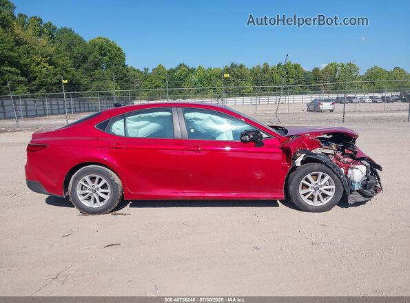 4T1DAACK9TU256373 2026 TOYOTA CAMRY Red Rear interior view