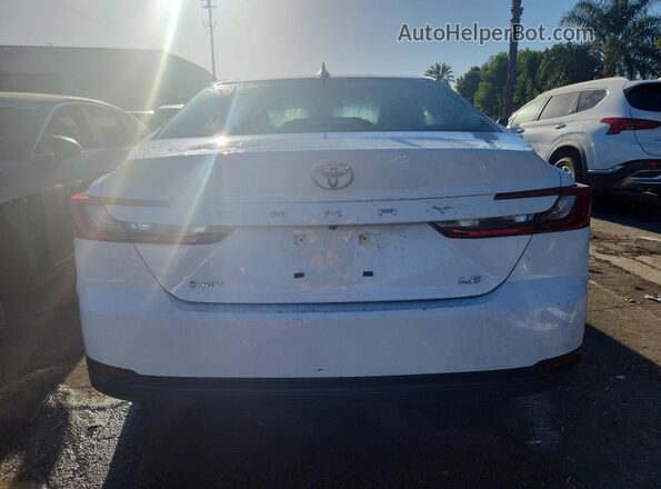 4T1DAACK9TU725297 2026 TOYOTA CAMRY White Rear view