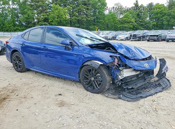 4T1DAACKXSU006347 2025 TOYOTA CAMRY Blue Delantero derecho