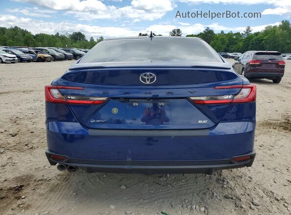 4T1DAACKXSU006347 2025 TOYOTA CAMRY Blue Vista trasera
