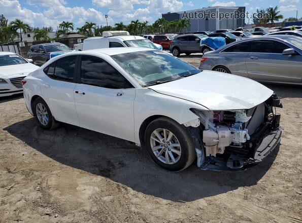 4T1DAACKXSU047061 2025 TOYOTA CAMRY White Front right