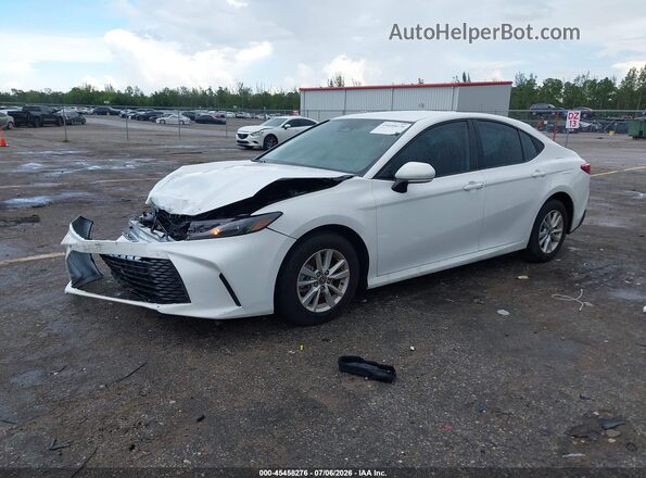 4T1DAACKXSU150416 2025 TOYOTA CAMRY White Vista tres cuartos delantera izquierda