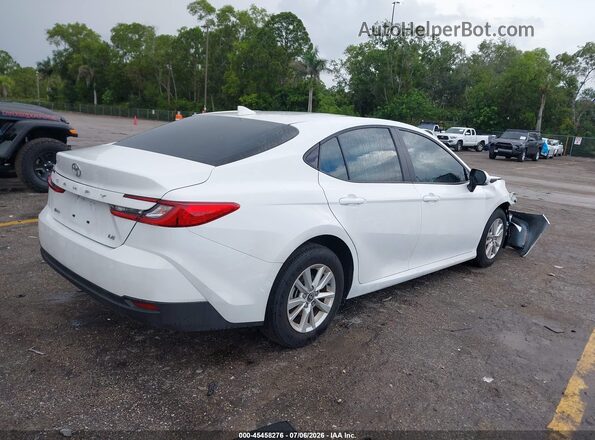 4T1DAACKXSU150416 2025 TOYOTA CAMRY White Trasero derecho