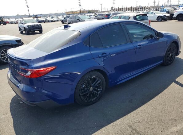 4T1DAACKXSU158063 2025 TOYOTA CAMRY Blue Rear right
