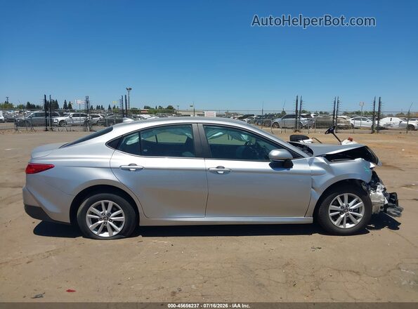 4T1DAACKXSU519971 2025 TOYOTA CAMRY Silver Вид щитка приладів