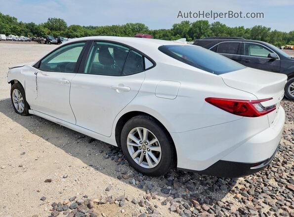 4T1DAACKXSU524913 2025 TOYOTA CAMRY White Trasero izquierdo