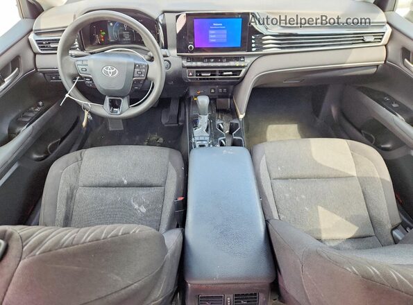 4T1DAACKXSU524913 2025 TOYOTA CAMRY White Vista del salpicadero