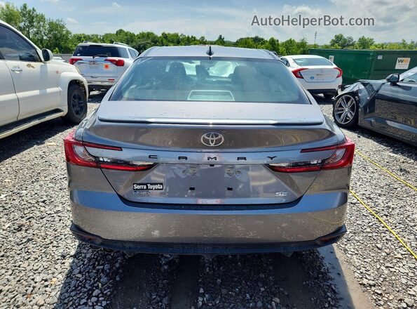 4T1DAACKXSU644274 2025 TOYOTA CAMRY Gray Widok z tyłu