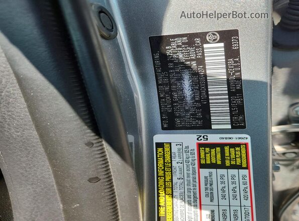 4T1DAACKXSU644274 2025 TOYOTA CAMRY Gray Widok komory silnika