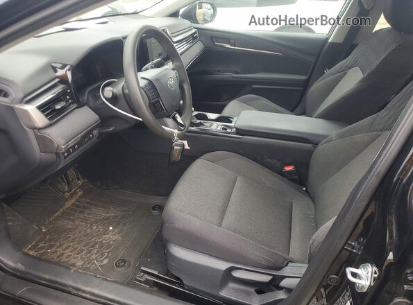 4T1DBADK0SU029714 2025 TOYOTA CAMRY Black Вид салону спереду