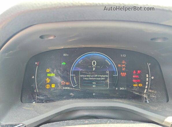 4T1DBADK1SU005180 2025 TOYOTA CAMRY Blue Вид щитка приладів