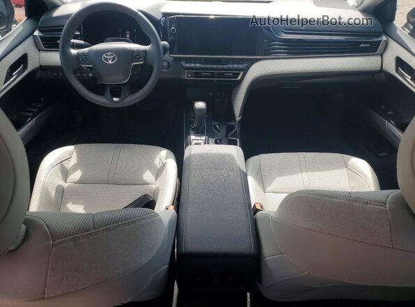 4T1DBADK1SU010735 2025 TOYOTA CAMRY Синий Вид панели приборов