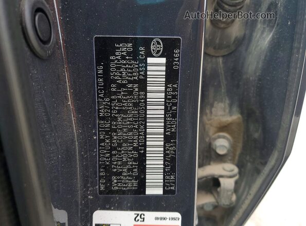4T1DBADK2TU050498 2026 TOYOTA CAMRY Black Շարժիչի բաժամունքի տեսք