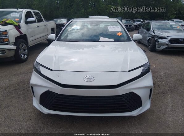 4T1DBADK3TU061509 2026 TOYOTA CAMRY White Вид щитка приладів