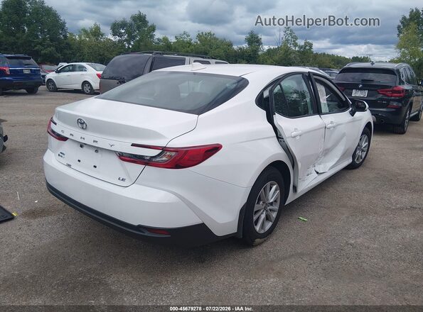 4T1DBADK3TU061509 2026 TOYOTA CAMRY White Задня права чверть