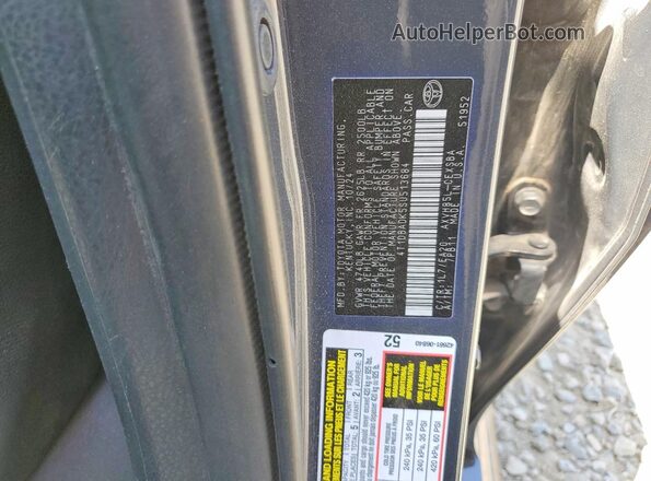 4T1DBADK5SU513684 2025 TOYOTA CAMRY Gray Вид підкапотного простору