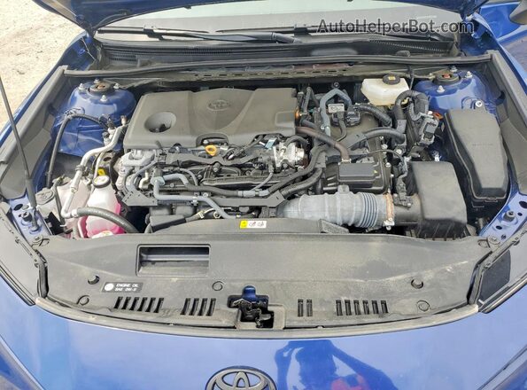 4T1DBADK6SU004235 2025 TOYOTA CAMRY Blue Вид задньої частини салону
