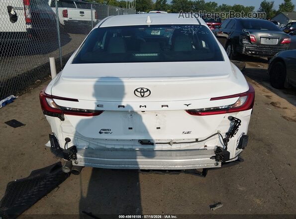 4T1DBADK6SU009841 2025 TOYOTA CAMRY Белый 