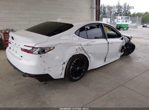 4T1DBADK6SU034710 2025 TOYOTA CAMRY White უკანა მარჯვენა