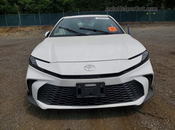 4T1DBADK6SU504136 2025 TOYOTA CAMRY White Vista frontal