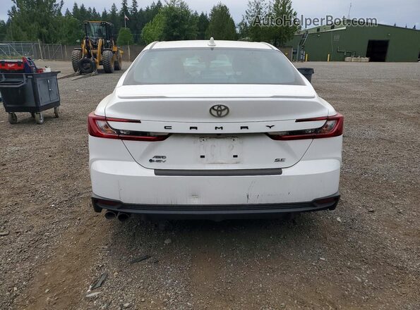 4T1DBADK6SU504136 2025 TOYOTA CAMRY White Vista trasera