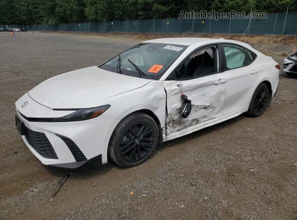 4T1DBADK6SU504136 2025 TOYOTA CAMRY White Vista de la etiqueta del VIN