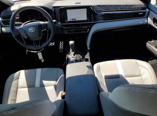 4T1DBADK6SU508512 2025 TOYOTA CAMRY White Dashboard view