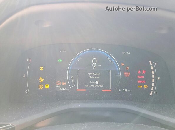 4T1DBADK6SU508512 2025 TOYOTA CAMRY White Instrument cluster view