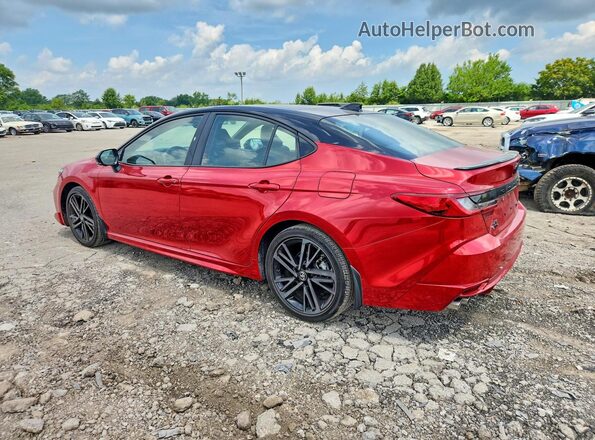 4T1DBADK7SU021240 2025 TOYOTA CAMRY Red Trasero izquierdo