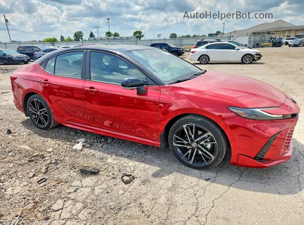 4T1DBADK7SU021240 2025 TOYOTA CAMRY Red Delantero derecho