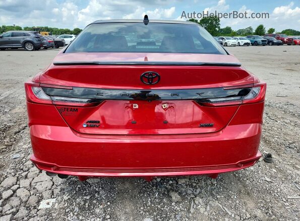 4T1DBADK7SU021240 2025 TOYOTA CAMRY Red Vista trasera